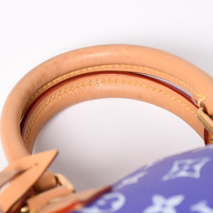 極美品 LOUIS VUITTON ルイヴィトン スピーディ P9 バンドリエール 25 ハンドバッグ M11562 パープル 中古 4a003090