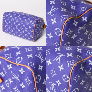 極美品 LOUIS VUITTON ルイヴィトン スピーディ P9 バンドリエール 25 ハンドバッグ M11562 パープル 中古 4a003090