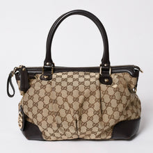 画像をギャラリービューアに読み込む, GUCCI グッチ スーキー トートバッグ 247902 ブラウン GGキャンバス ショルダーバッグ ブラウン 美品 中古 4a002943