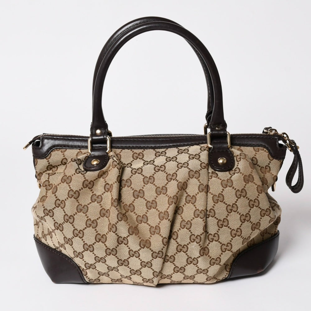 GUCCI グッチ スーキー トートバッグ 247902 ブラウン GGキャンバス ショルダーバッグ ブラウン 美品 中古 4a002943