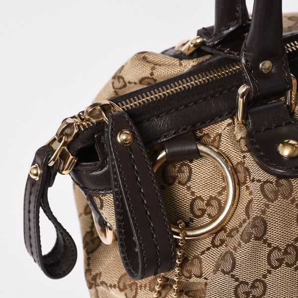 GUCCI グッチ スーキー トートバッグ 247902 ブラウン GGキャンバス ショルダーバッグ ブラウン 美品 中古 4a002943