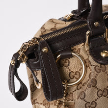 画像をギャラリービューアに読み込む, GUCCI グッチ スーキー トートバッグ 247902 ブラウン GGキャンバス ショルダーバッグ ブラウン 美品 中古 4a002943