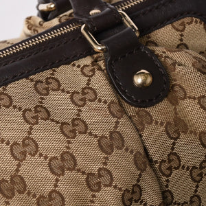 GUCCI グッチ スーキー トートバッグ 247902 ブラウン GGキャンバス ショルダーバッグ ブラウン 美品 中古 4a002943