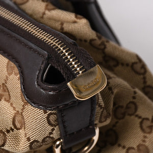 GUCCI グッチ スーキー トートバッグ 247902 ブラウン GGキャンバス ショルダーバッグ ブラウン 美品 中古 4a002943