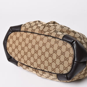 GUCCI グッチ スーキー トートバッグ 247902 ブラウン GGキャンバス ショルダーバッグ ブラウン 美品 中古 4a002943