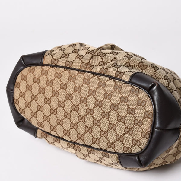GUCCI グッチ スーキー トートバッグ 247902 ブラウン GGキャンバス ショルダーバッグ ブラウン 美品 中古 4a002943