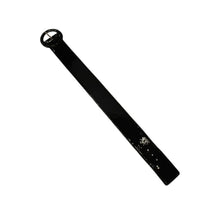 画像をギャラリービューアに読み込む, 極美品 YVES SAINT LAURENT イヴサンローラン YSL バックル ベルト ブラック MRC 444697 70 06 シルバー金具 中古 4a002663