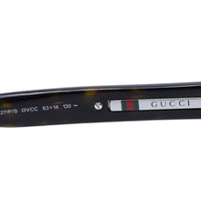 画像をギャラリービューアに読み込む, 極美品 GUCCI グッチ Sunglasses サングラス パープルレンズ カーキテンプル シルバー金具 中古 4a002490