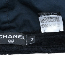画像をギャラリービューアに読み込む, CHANEL シャネル ハートココマーク パイルキャップ サイズM Ian Connor イアンコナー ブラック 美品 中古 4a002900