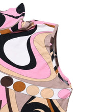 画像をギャラリービューアに読み込む, 極美品 EMILIO PUCCI エミリオプッチ 幾何学柄ノースリーブタートルネックトップス ブッチ柄 ノースリーブ マルチカラー XSサイズ 中古 4a002854