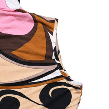 画像をギャラリービューアに読み込む, 極美品 EMILIO PUCCI エミリオプッチ 幾何学柄ノースリーブタートルネックトップス ブッチ柄 ノースリーブ マルチカラー XSサイズ 中古 4a002854