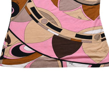 画像をギャラリービューアに読み込む, 極美品 EMILIO PUCCI エミリオプッチ 幾何学柄ノースリーブタートルネックトップス ブッチ柄 ノースリーブ マルチカラー XSサイズ 中古 4a002854