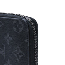 画像をギャラリービューアに読み込む, 極美品 LOUIS VUITTON ルイヴィトン ジッピーウォレットヴェルティカル 長財布 モノグラムエクリプスキャンバス モノグラム ブラック シルバー金具 M62295 中古 4a003005