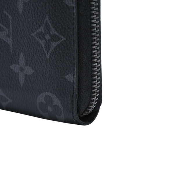 極美品 LOUIS VUITTON ルイヴィトン ジッピーウォレットヴェルティカル 長財布 モノグラムエクリプスキャンバス モノグラム ブラック シルバー金具 M62295 中古 4a003005