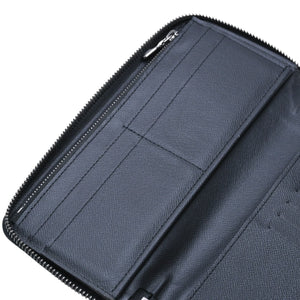 極美品 LOUIS VUITTON ルイヴィトン ジッピーウォレットヴェルティカル 長財布 モノグラムエクリプスキャンバス モノグラム ブラック シルバー金具 M62295 中古 4a003005