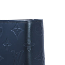 画像をギャラリービューアに読み込む, LOUIS VUITTON ルイヴィトン アジェンダMM モノグラムマット 手帳カバー メタリック調 ノワール レザー エンボス加工 廃盤 R20922 美品 中古 4a003021