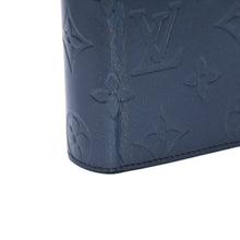 画像をギャラリービューアに読み込む, LOUIS VUITTON ルイヴィトン アジェンダMM モノグラムマット 手帳カバー メタリック調 ノワール レザー エンボス加工 廃盤 R20922 美品 中古 4a003021