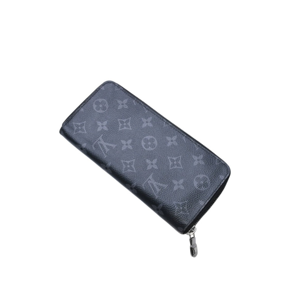 極美品 LOUIS VUITTON ルイヴィトン ジッピーウォレットヴェルティカル 長財布 モノグラムエクリプスキャンバス モノグラム ブラック シルバー金具 M62295 中古 4a003005