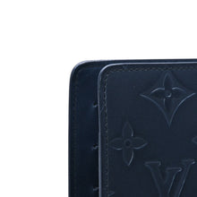 画像をギャラリービューアに読み込む, LOUIS VUITTON ルイヴィトン アジェンダMM モノグラムマット 手帳カバー メタリック調 ノワール レザー エンボス加工 廃盤 R20922 美品 中古 4a003021