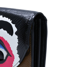 画像をギャラリービューアに読み込む, 極美品 LOUIS VUITTON ルイヴィトン 山本寛斎 ポルトフォイユサラカブキマスク 長財布 2018 モノグラムリバースキャンバス エピレザー M67255 中古 4a003110