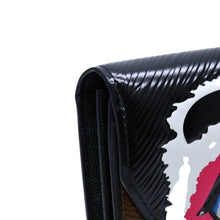 画像をギャラリービューアに読み込む, 極美品 LOUIS VUITTON ルイヴィトン 山本寛斎 ポルトフォイユサラカブキマスク 長財布 2018 モノグラムリバースキャンバス エピレザー M67255 中古 4a003110