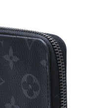 画像をギャラリービューアに読み込む, 極美品 LOUIS VUITTON ルイヴィトン ジッピーウォレットヴェルティカル 長財布 モノグラムエクリプスキャンバス モノグラム ブラック シルバー金具 M62295 中古 4a003005