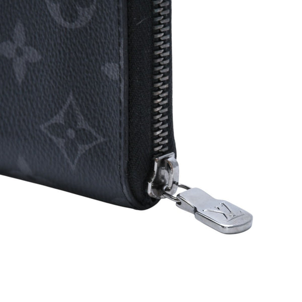 極美品 LOUIS VUITTON ルイヴィトン ジッピーウォレットヴェルティカル 長財布 モノグラムエクリプスキャンバス モノグラム ブラック シルバー金具 M62295 中古 4a003005