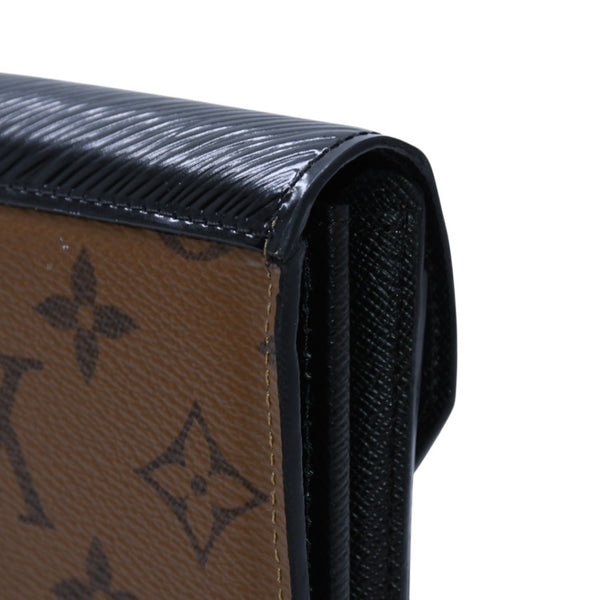 極美品 LOUIS VUITTON ルイヴィトン 山本寛斎 ポルトフォイユサラカブキマスク 長財布 2018 モノグラムリバースキャンバス エピレザー M67255 中古 4a003110