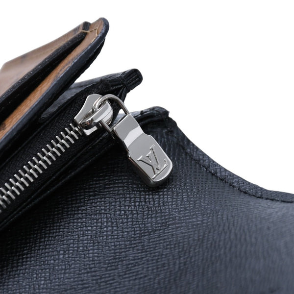 極美品 LOUIS VUITTON ルイヴィトン 山本寛斎 ポルトフォイユサラカブキマスク 長財布 2018 モノグラムリバースキャンバス エピレザー M67255 中古 4a003110