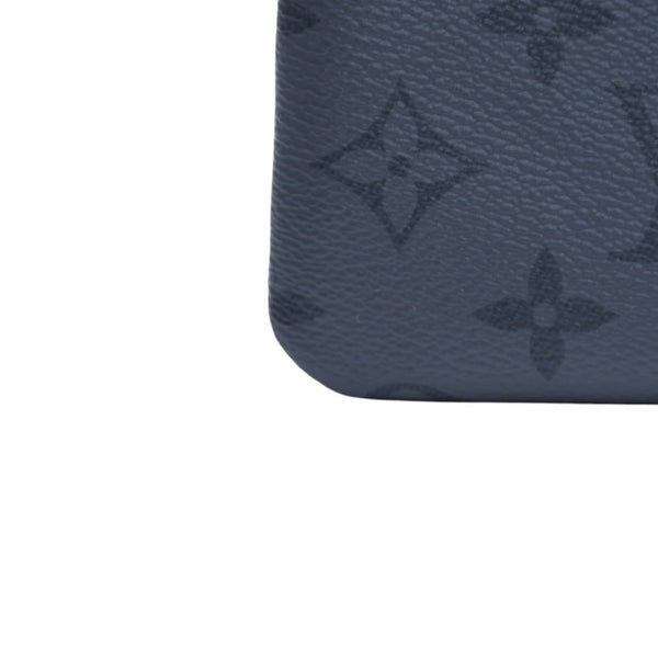 極美品 LOUIS VUITTON ルイヴィトン ポシェット クレ コインケース 小銭入れ M80905 モノグラム エクリプス ブラック 中古 4a003010