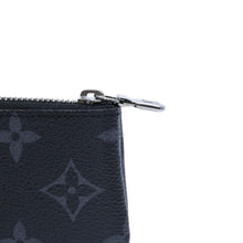 Load image into Gallery viewer, 極美品 LOUIS VUITTON ルイヴィトン ポシェット クレ コインケース 小銭入れ M80905 モノグラム エクリプス ブラック 中古 4a003010