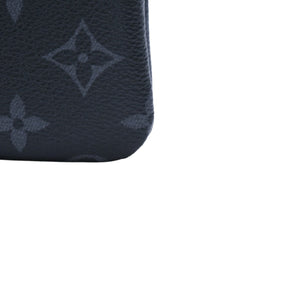 極美品 LOUIS VUITTON ルイヴィトン ポシェット クレ コインケース 小銭入れ M80905 モノグラム エクリプス ブラック 中古 4a003010