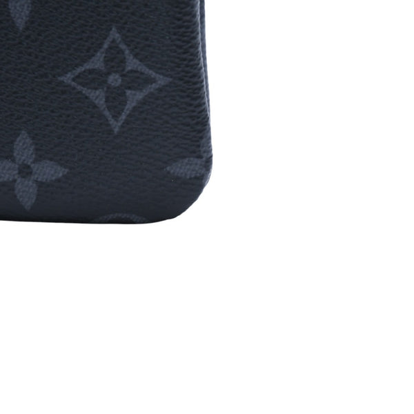 極美品 LOUIS VUITTON ルイヴィトン ポシェット クレ コインケース 小銭入れ M80905 モノグラム エクリプス ブラック 中古 4a003010