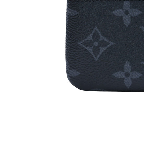 極美品 LOUIS VUITTON ルイヴィトン ポシェット クレ コインケース 小銭入れ M80905 モノグラム エクリプス ブラック 中古 4a003010