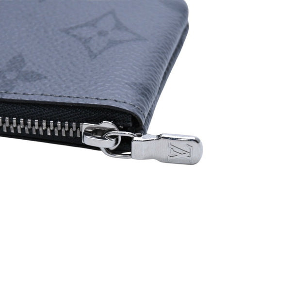 極美品 LOUIS VUITTON ルイヴィトン ポシェット クレ コインケース 小銭入れ M80905 モノグラム エクリプス ブラック 中古 4a003010