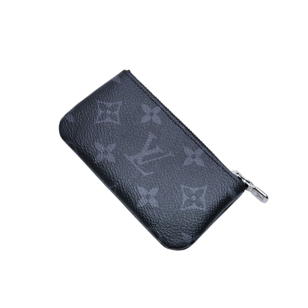 極美品 LOUIS VUITTON ルイヴィトン ポシェット クレ コインケース 小銭入れ M80905 モノグラム エクリプス ブラック 中古 4a003010