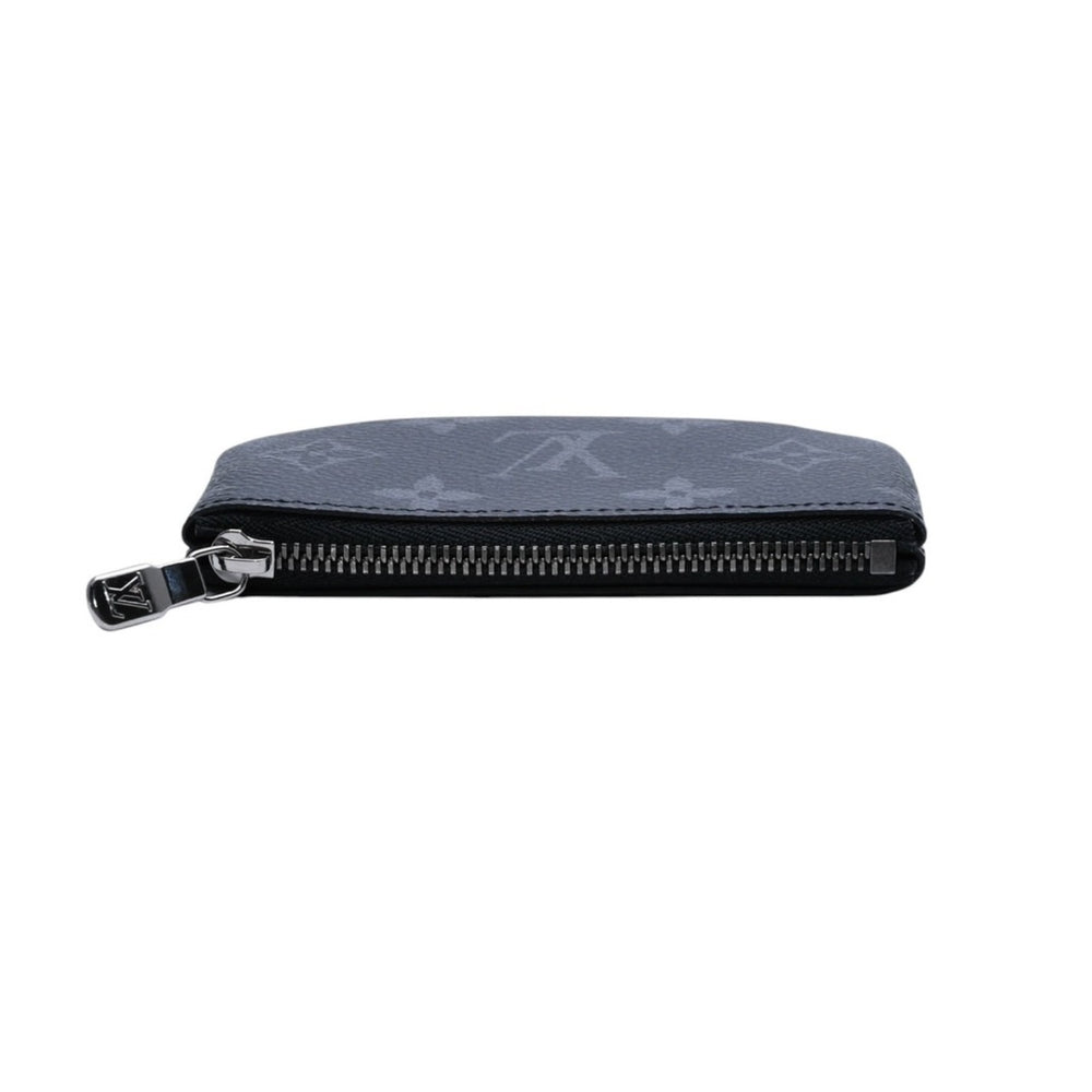 極美品 LOUIS VUITTON ルイヴィトン ポシェット クレ コインケース 小銭入れ M80905 モノグラム エクリプス ブラック 中古 4a003010