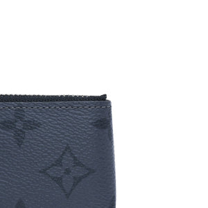 極美品 LOUIS VUITTON ルイヴィトン ポシェット クレ コインケース 小銭入れ M80905 モノグラム エクリプス ブラック 中古 4a003010