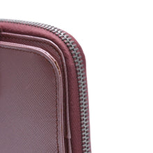 Load image into Gallery viewer, PRADA プラダ 2つ折り財布 コンパクトジップ 財布 ピンク PVC シルバー金具 1M0605R142 美品 中古 4a003019