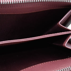 PRADA プラダ 2つ折り財布 コンパクトジップ 財布 ピンク PVC シルバー金具 1M0605R142 美品 中古 4a003019