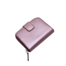 Load image into Gallery viewer, PRADA プラダ 2つ折り財布 コンパクトジップ 財布 ピンク PVC シルバー金具 1M0605R142 美品 中古 4a003019