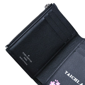 極美品 LOUIS VUITTON ルイヴィトン モノグラム エクリプス コンパクトウォレット 三つ折り財布 M63510 ブラック 中古 4a002849