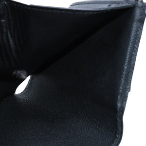 極美品 LOUIS VUITTON ルイヴィトン モノグラム エクリプス コンパクトウォレット 三つ折り財布 M63510 ブラック 中古 4a002849