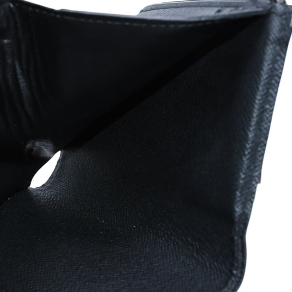 極美品 LOUIS VUITTON ルイヴィトン モノグラム エクリプス コンパクトウォレット 三つ折り財布 M63510 ブラック 中古 4a002849