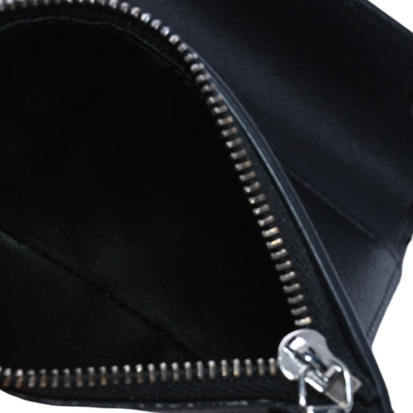 極美品 LOUIS VUITTON ルイヴィトン モノグラム エクリプス コンパクトウォレット 三つ折り財布 M63510 ブラック 中古 4a002849