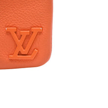 画像をギャラリービューアに読み込む, 極美品 LOUIS VUITTON ルイヴィトン 財布 ポシェットクレ M81032 ボルケーノ アエログラム オレンジ 中古 4a002817