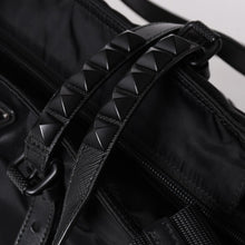 Load image into Gallery viewer, 極美品 PRADA プラダ ナイロン ショルダーバッグ ブラック スタッズ 2WAY マットブラック 1BG212 中古 4a002425