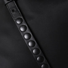 Load image into Gallery viewer, 極美品 PRADA プラダ ナイロン ショルダーバッグ ブラック スタッズ 2WAY マットブラック 1BG212 中古 4a002425