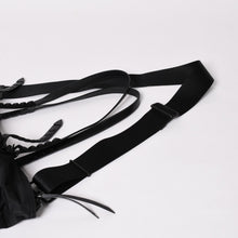 Load image into Gallery viewer, 極美品 PRADA プラダ ナイロン ショルダーバッグ ブラック スタッズ 2WAY マットブラック 1BG212 中古 4a002425