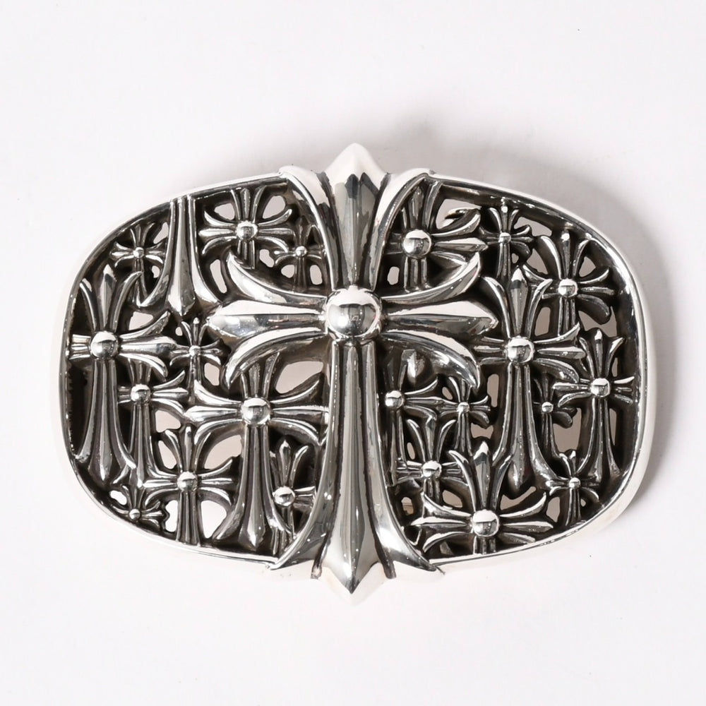 新品同様 CHROME HEARTS クロムハーツ BUCKL CEMETERY 1.5 セメタリークロスバックル 重量約254.1g 2003/.925刻印 シルバー925 中古 4a003057